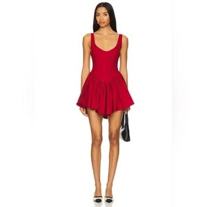 NBD Alyn Mini Dress in Red